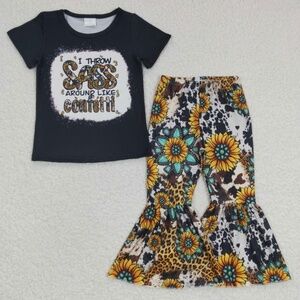 I Throw Sass Around like Confetti 2 pc set - New